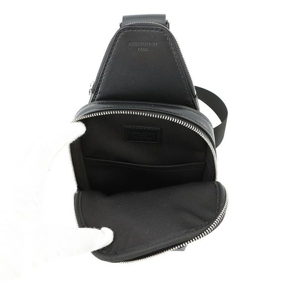 ルイヴィトン ボディバッグ モノグラム・エクリプス アヴェニュー・スリングバッグPM M47137 ブラック 黒 メンズ