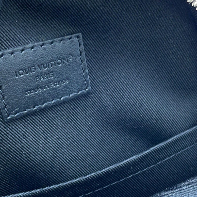 ルイヴィトン ボディバッグ モノグラム・エクリプス アヴェニュー・スリングバッグPM M47137 ブラック 黒 メンズ