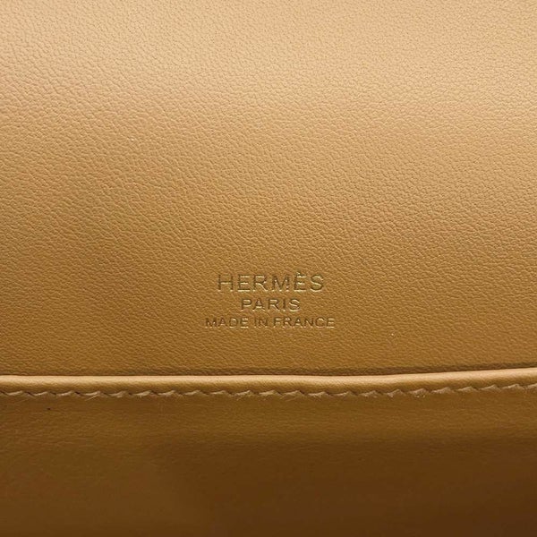 エルメス ショルダーバッグ ゲタ ビスキュイ/ゴールド金具 シェブルミゾル U刻印 HERMES シェーブル