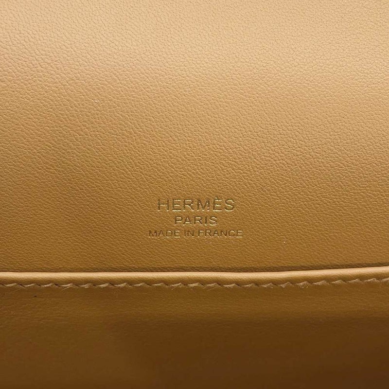 エルメス ショルダーバッグ ゲタ ビスキュイ/ゴールド金具 シェブルミゾル U刻印 HERMES シェーブル