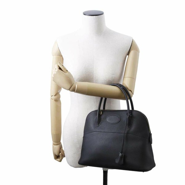 エルメス ハンドバッグ ボリード31 ブラック/ゴールド金具 トリヨンクレマンス Z刻印 2wayショルダー 黒