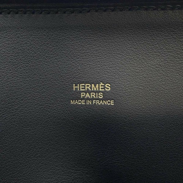 エルメス ハンドバッグ ボリード31 ブラック/ゴールド金具 トリヨンクレマンス Z刻印 2wayショルダー 黒