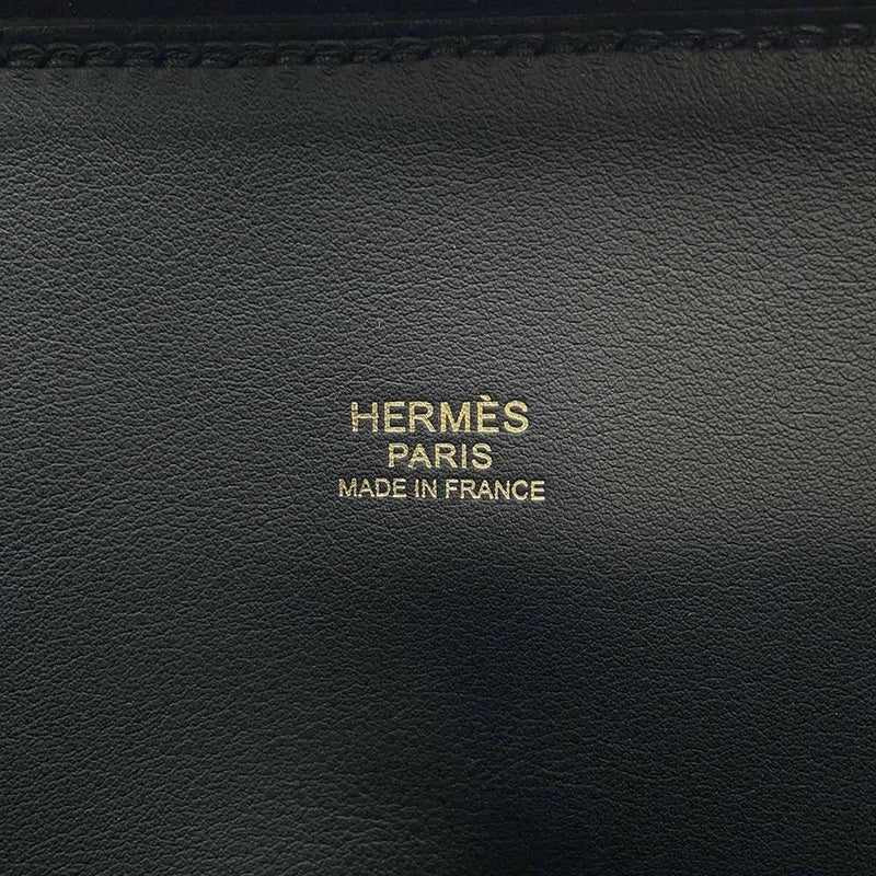 エルメス ハンドバッグ ボリード31 ブラック/ゴールド金具 トリヨンクレマンス Z刻印 2wayショルダー 黒