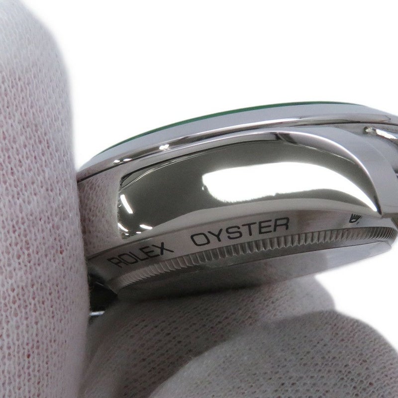 ロレックス ミルガウス グリーンガラス ランダムシリアル ルーレット 116400GV ROLEX 腕時計 Zブルー文字盤