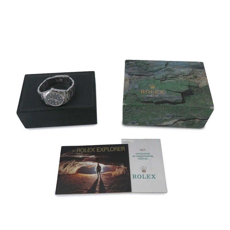 ロレックス エクスプローラー1 A番 14270 ROLEX 腕時計 黒文字盤