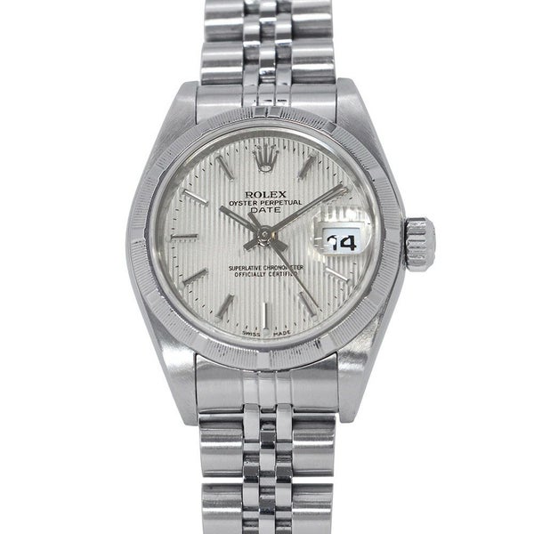 ロレックス オイスターパーペチュアル デイト P番 79190 ROLEX 腕時計 シルバー文字盤