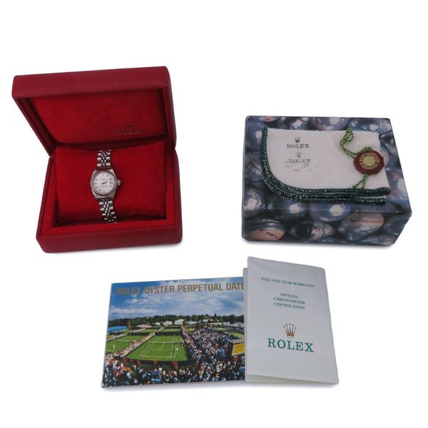 ロレックス オイスターパーペチュアル デイト P番 79190 ROLEX 腕時計 シルバー文字盤