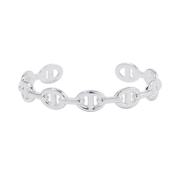 エルメス ブレスレット シェーヌダンクル アンシェネ バングル SV925シルバー サイズLG HERMES バングル