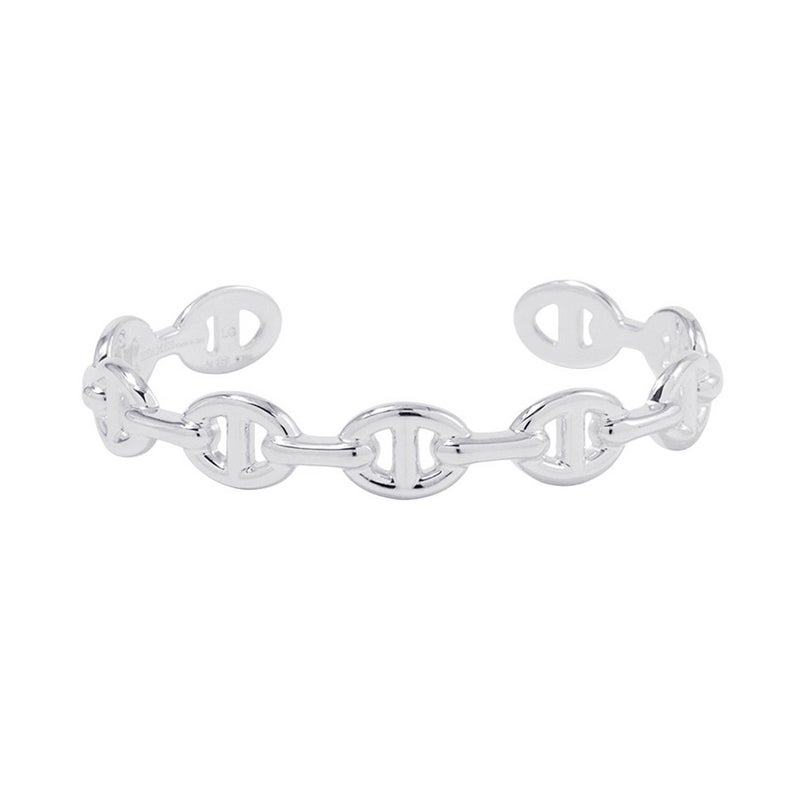 エルメス ブレスレット シェーヌダンクル アンシェネ バングル SV925シルバー サイズLG HERMES バングル