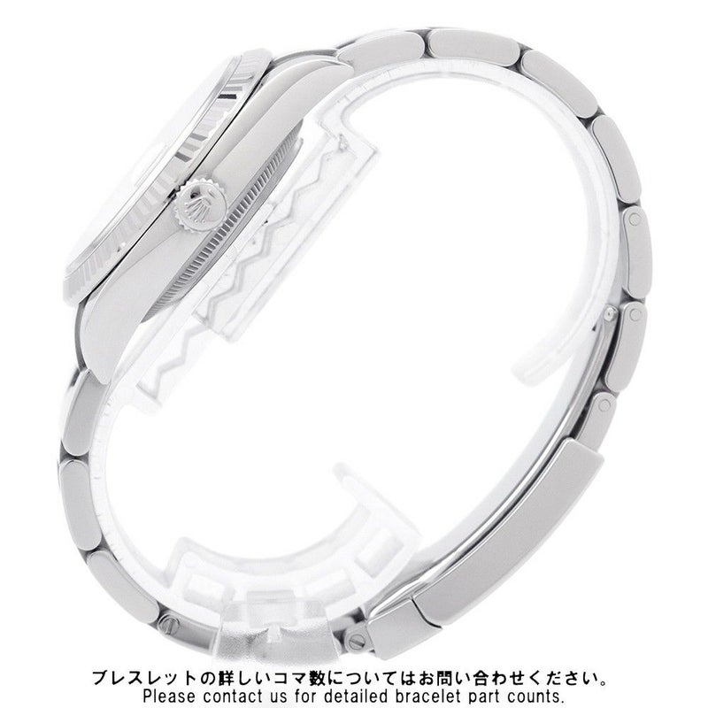 ロレックス デイトジャスト36 SS/K18WG ランダムシリアル ルーレット 126234 ROLEX 腕時計 ホワイト文字盤 ローマン