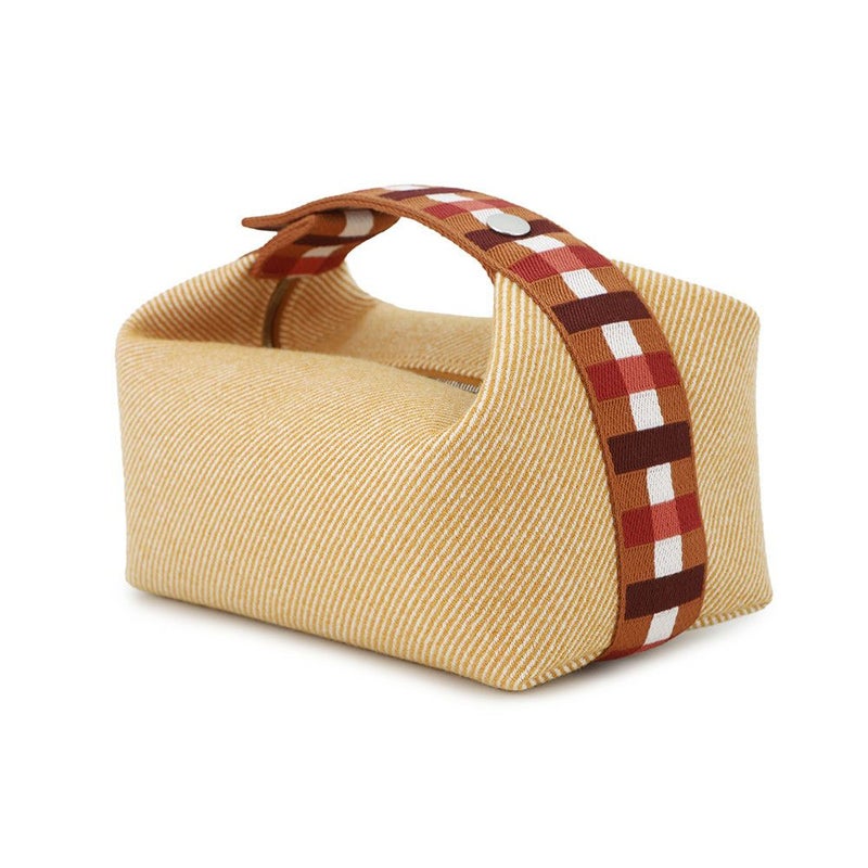 エルメス ポーチ ブリッド・ア・ブラックPM オカレ フォーヴ/シルバー金具 ウール HERMES ポーチ