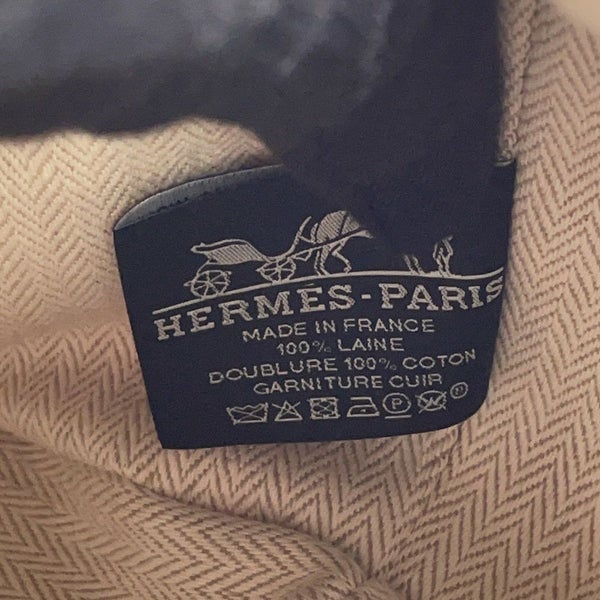 エルメス ポーチ ブリッド・ア・ブラックPM オカレ フォーヴ/シルバー金具 ウール HERMES ポーチ