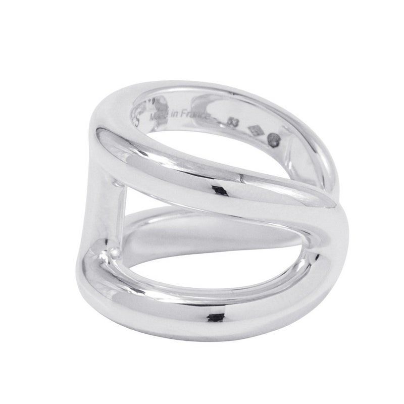 エルメス リング オスモズGM Osmose SV925シルバー リングサイズ53 HERMES ジュエリー 指輪