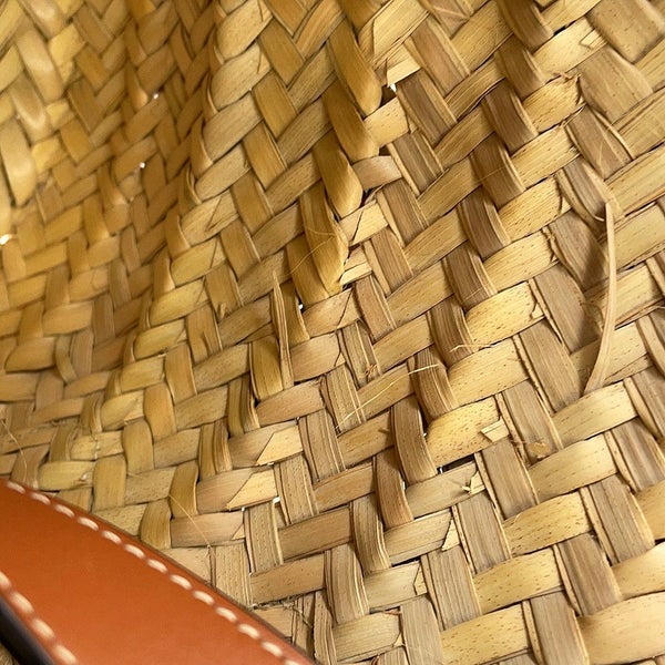 セリーヌ ハンドバッグ ティーン トリオンフ クラシック パニエ ラフィア 194002CGG.25FO CELINE 2way かごバッグ