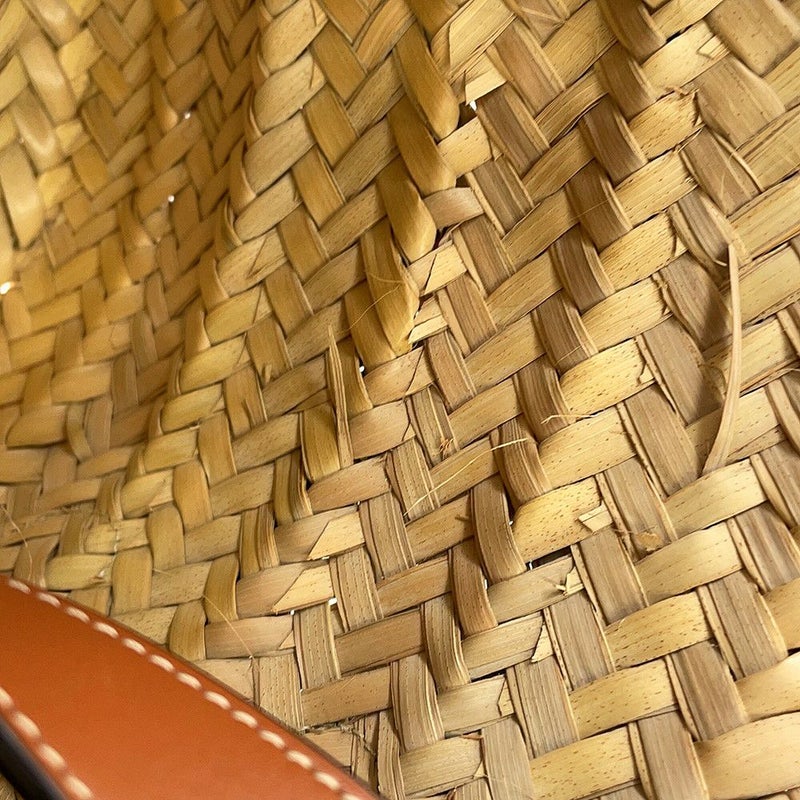 セリーヌ ハンドバッグ ティーン トリオンフ クラシック パニエ ラフィア 194002CGG.25FO CELINE 2way かごバッグ