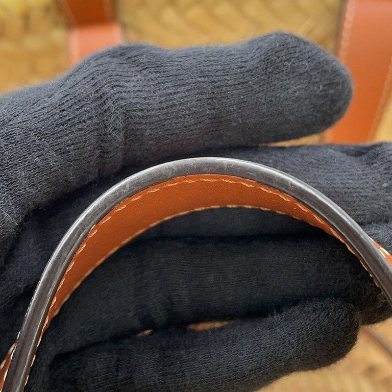 セリーヌ ハンドバッグ ティーン トリオンフ クラシック パニエ ラフィア 194002CGG.25FO CELINE 2way かごバッグ