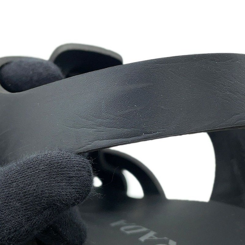 プラダ サンダル クロスサンダル ラバー メンズサイズ8 2X3118 PRADA 靴 黒