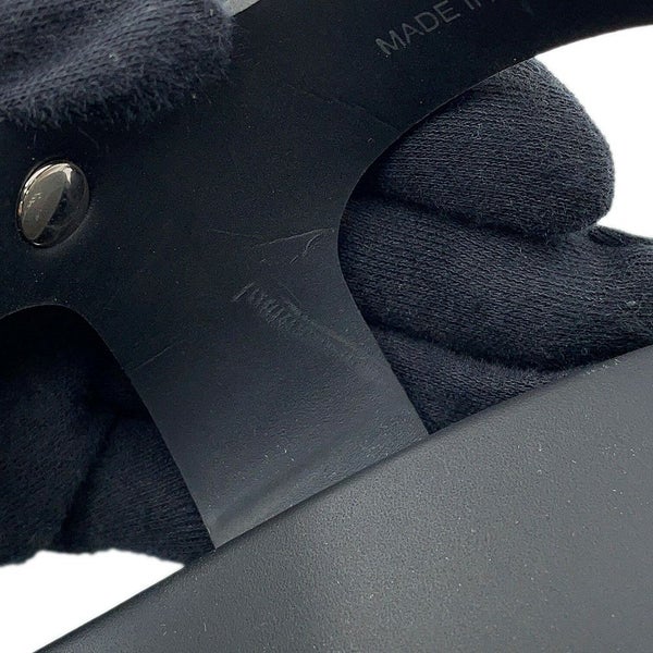 プラダ サンダル クロスサンダル ラバー メンズサイズ8 2X3118 PRADA 靴 黒