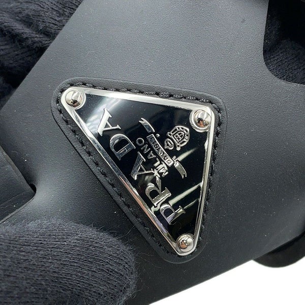 プラダ サンダル クロスサンダル ラバー メンズサイズ8 2X3118 PRADA 靴 黒