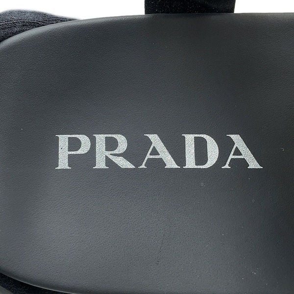 プラダ サンダル クロスサンダル ラバー メンズサイズ8 2X3118 PRADA 靴 黒