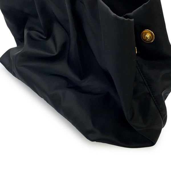 プラダ ハンドバッグ リボン ロゴ ナイロン BN1601 PRADA バッグ 黒