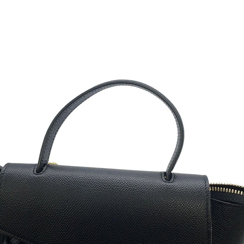 セリーヌ ハンドバッグ ベルトバッグ ナノ カーフレザー 189003 CELINE 2wayショルダー 黒