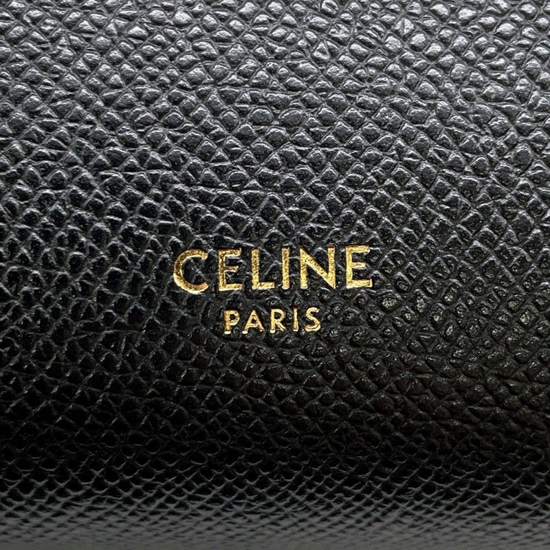 セリーヌ ハンドバッグ ベルトバッグ ナノ カーフレザー 189003 CELINE 2wayショルダー 黒