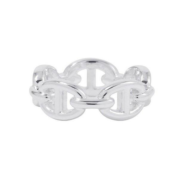 エルメス リング シェーヌダンクル アンシェネPM Enchainee SV925シルバー リングサイズ51 HERMES ジュエリー