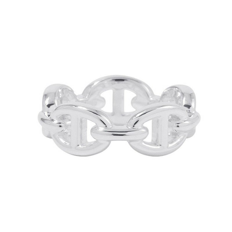 エルメス リング シェーヌダンクル アンシェネPM Enchainee SV925シルバー リングサイズ51 HERMES ジュエリー