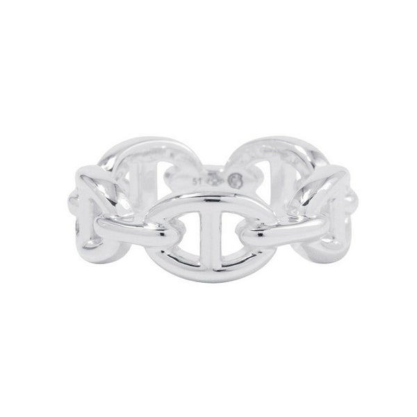 エルメス リング シェーヌダンクル アンシェネPM Enchainee SV925シルバー リングサイズ51 HERMES ジュエリー