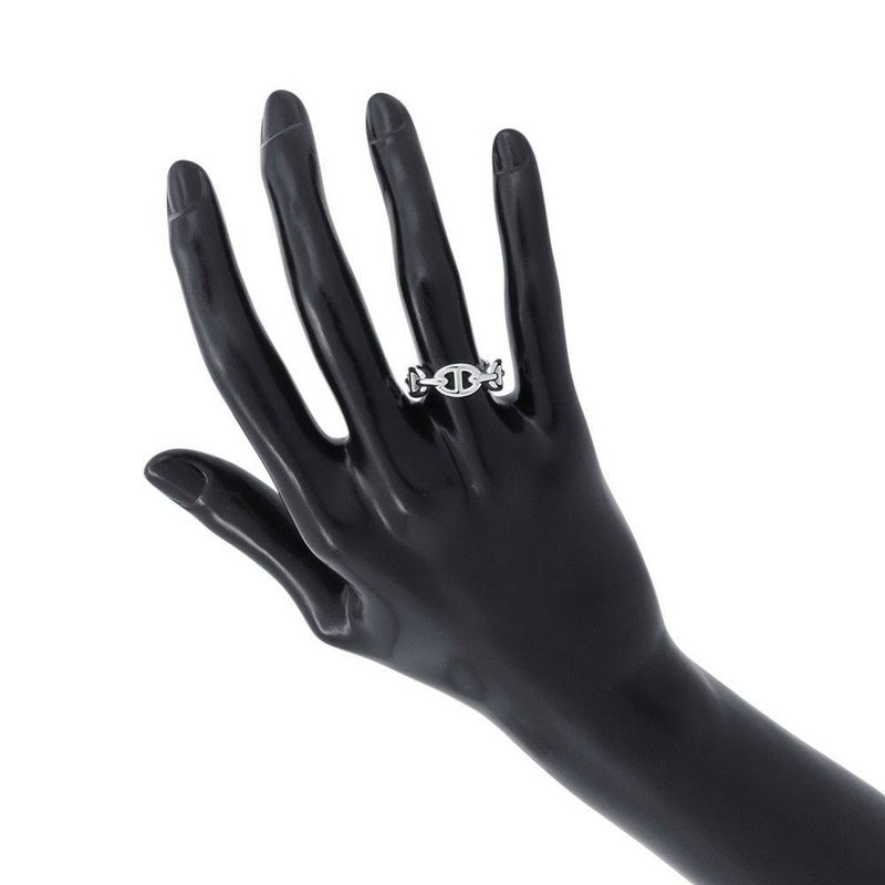 エルメス リング シェーヌダンクル アンシェネPM Enchainee SV925シルバー リングサイズ51 HERMES ジュエリー