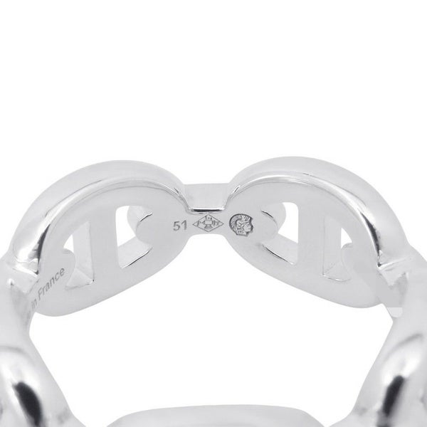 エルメス リング シェーヌダンクル アンシェネPM Enchainee SV925シルバー リングサイズ51 HERMES ジュエリー