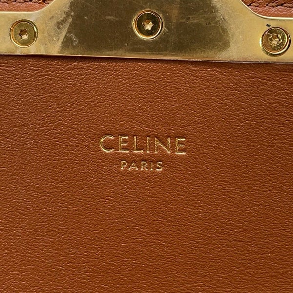 セリーヌ ショルダーバッグ トリオンフ クロード PVC 194142 CELINE ワンショルダー 白