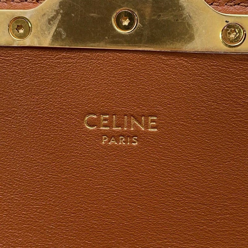 セリーヌ ショルダーバッグ トリオンフ クロード PVC 194142 CELINE ワンショルダー 白