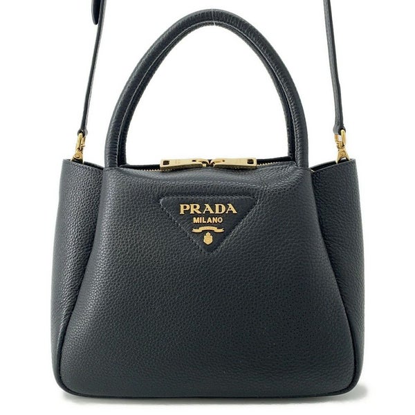 プラダ ハンドバッグ スモール  ヴィッテロダイノ  レザー 1BC145 PRADA 2wayショルダー 黒