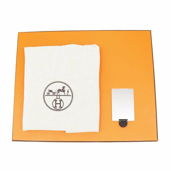 エルメス ショルダーバッグ コンスタンス24 ミロワール ブラック/シルバー金具 ボックスカーフ B刻印 黒