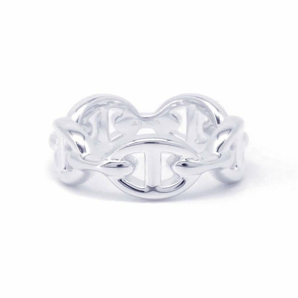 エルメス リング シェーヌダンクル アンシェネPM SV925シルバー リングサイズ49 HERMES ジュエリー