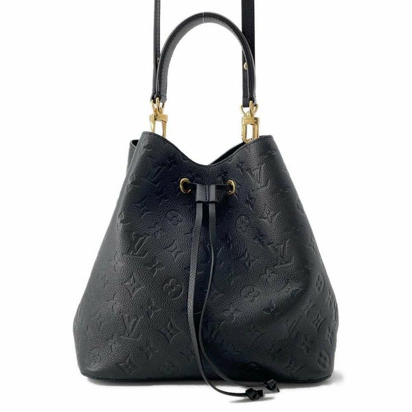 ルイヴィトン ハンドバッグ モノグラム・アンプラント ネオノエ M45256 2WAYショルダーバッグ ブラック 黒