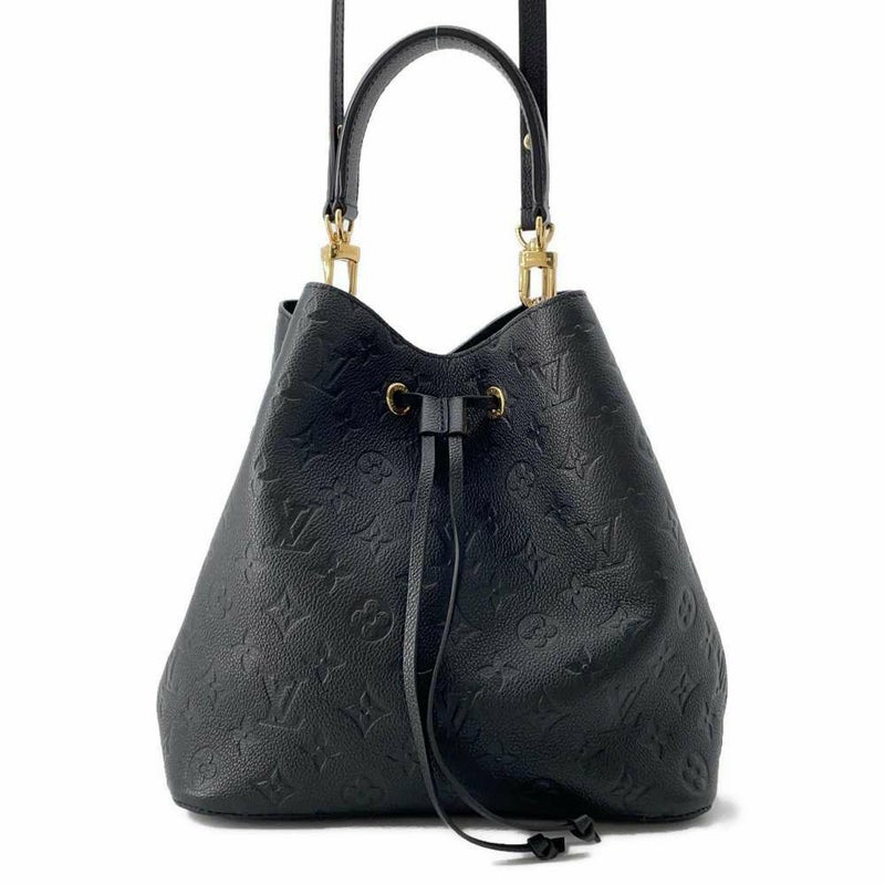 ルイヴィトン ハンドバッグ モノグラム・アンプラント ネオノエ M45256 2WAYショルダーバッグ ブラック 黒