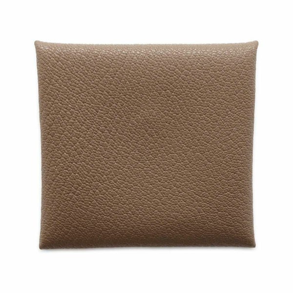 エルメス コインケース バスティア エトゥープ シェブルミゾル B刻印 HERMES 財布