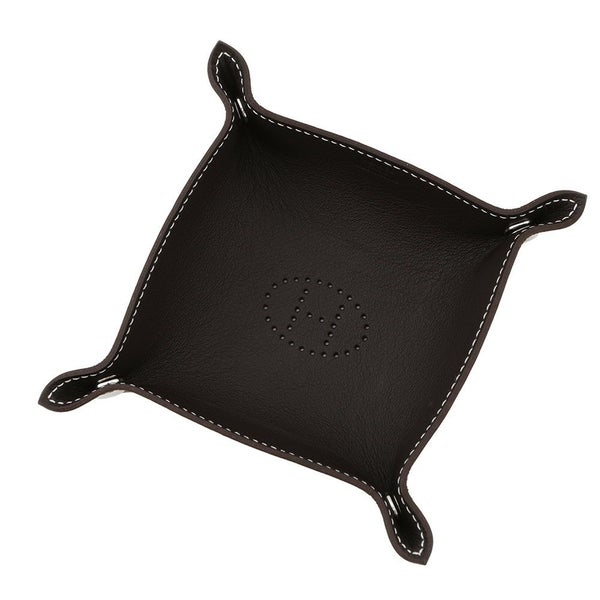 エルメス トレー ヴィド・ポッシュ ミニ  ミーズ・エ・ルランス・デスク エベンヌ/フォーヴ/シルバー金具 トリヨンクレマンス K刻印