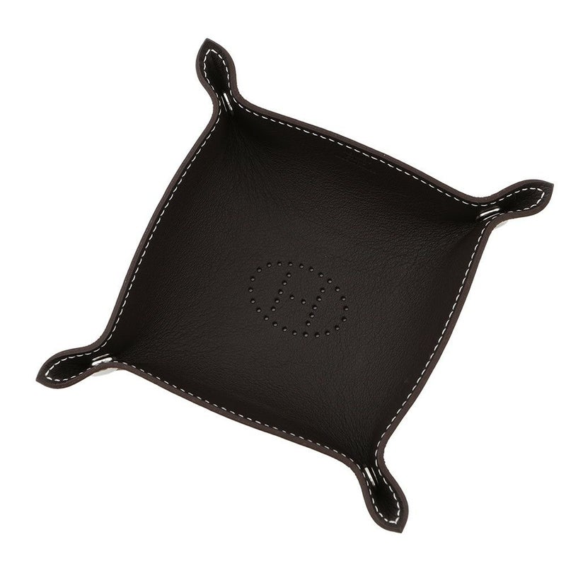 エルメス トレー ヴィド・ポッシュ ミニ  ミーズ・エ・ルランス・デスク エベンヌ/フォーヴ/シルバー金具 トリヨンクレマンス K刻印