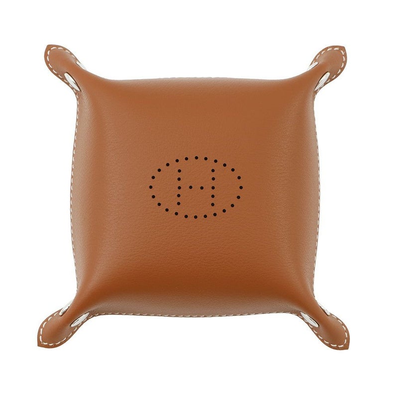 エルメス トレー ヴィド・ポッシュ ミニ  ミーズ・エ・ルランス・デスク エベンヌ/フォーヴ/シルバー金具 トリヨンクレマンス K刻印