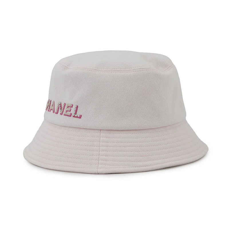 シャネル バケットハット ロゴ スパンコール サイズM CHANEL