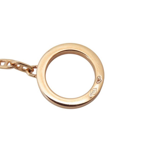 エルメス ブレスレット シェーヌダンクル ヴェルソ K18PGピンクゴールド/ホワイトセラミック サイズSH HERMES ジュエリー