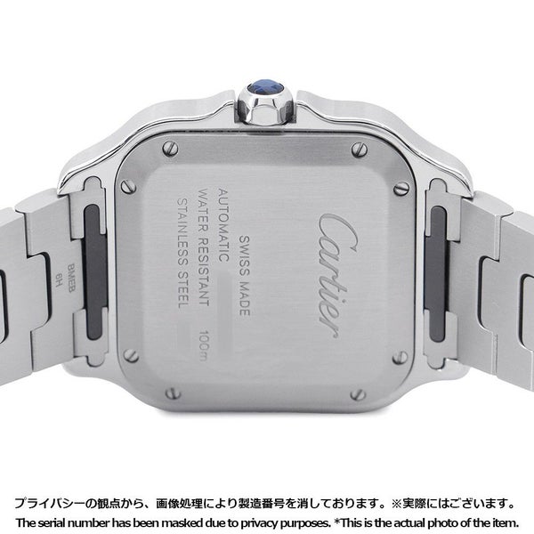 カルティエ サントス ドゥ カルティエ MM WSSA0029 Cartier 腕時計 シルバー文字盤