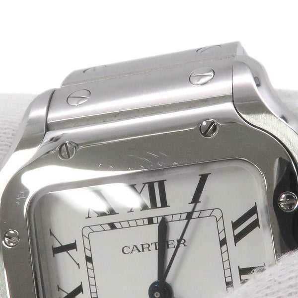 カルティエ サントス ドゥ カルティエ MM WSSA0029 Cartier 腕時計 シルバー文字盤