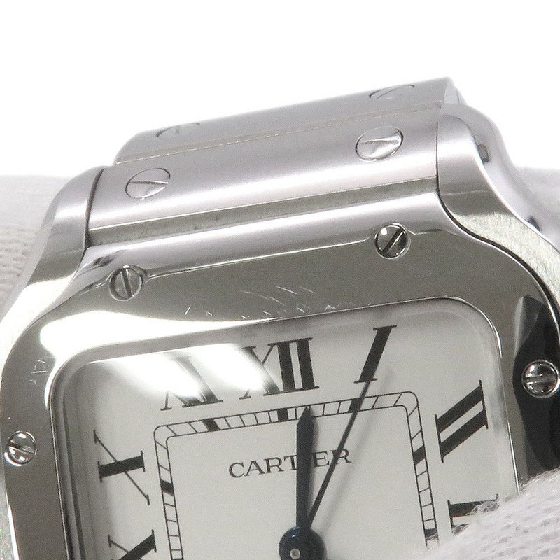 カルティエ サントス ドゥ カルティエ MM WSSA0029 Cartier 腕時計 シルバー文字盤