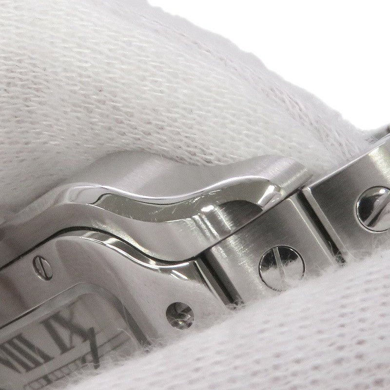 カルティエ サントス ドゥ カルティエ MM WSSA0029 Cartier 腕時計 シルバー文字盤