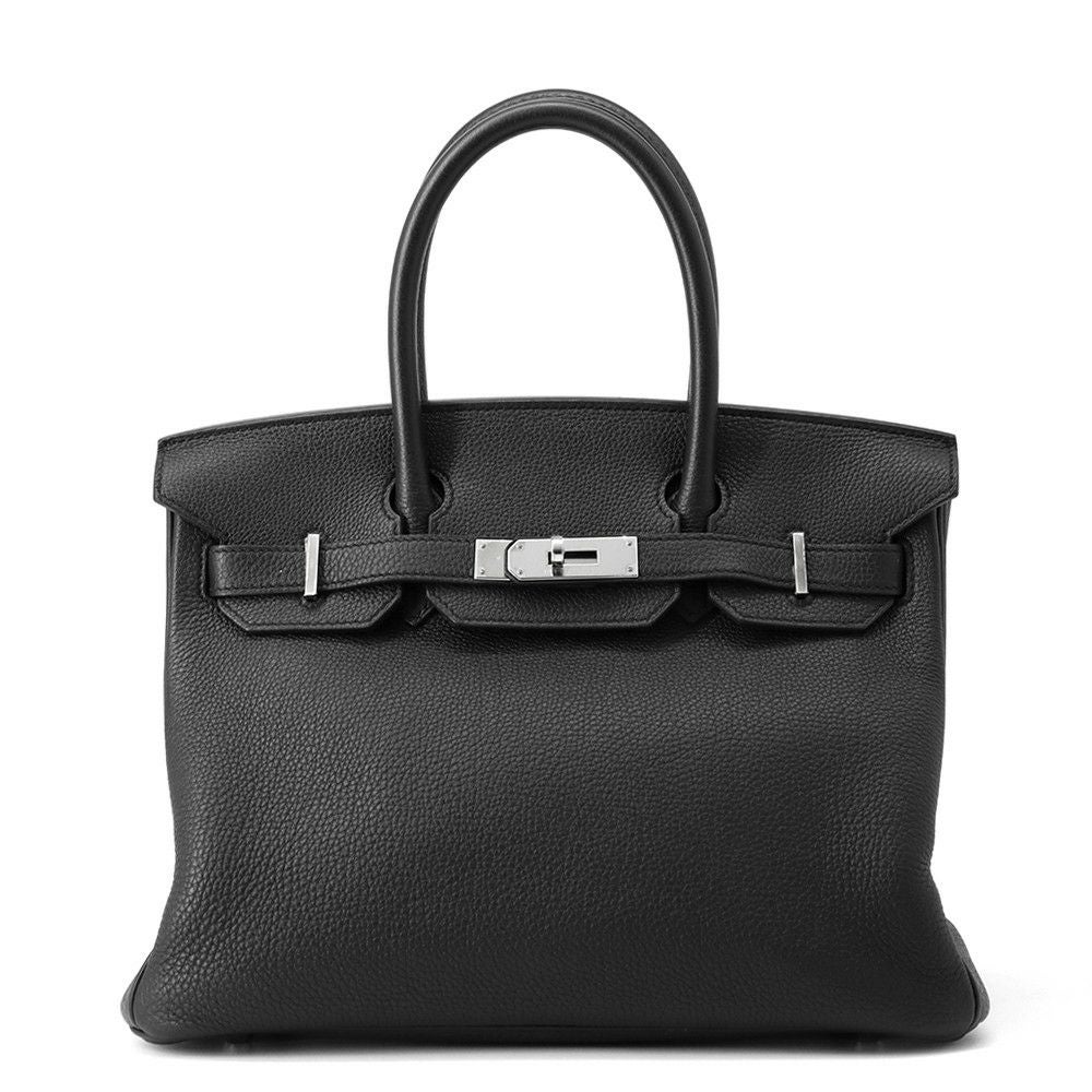 【正規品Hermès バーキン30 ブラックトゴ 16A刻印 2012年 鍵付き エルメス バーキン30 ブラック/シルバー金具 トゴ A刻印 HERMES Birkin